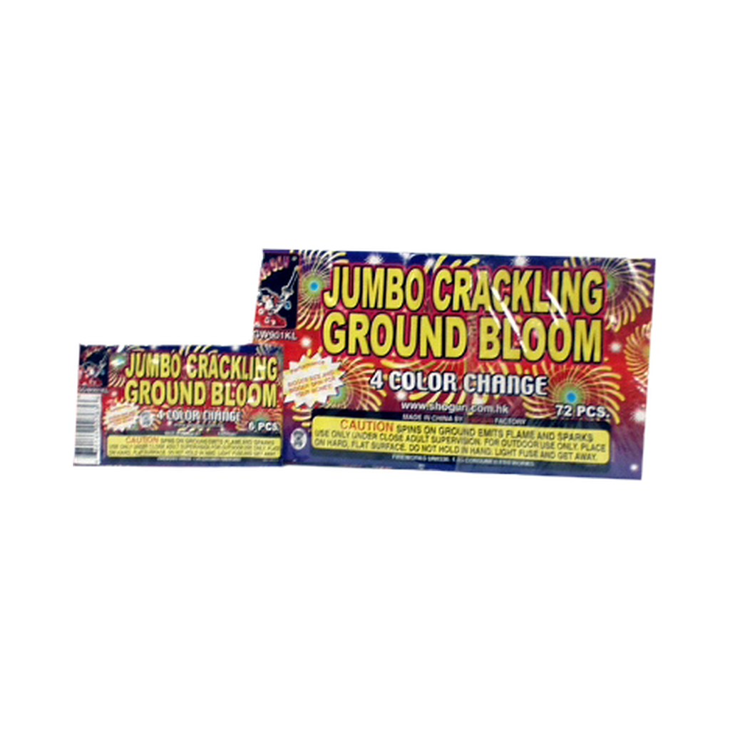 [130-0330] Ground Bloom Flowers, Crackling, Jumbo
