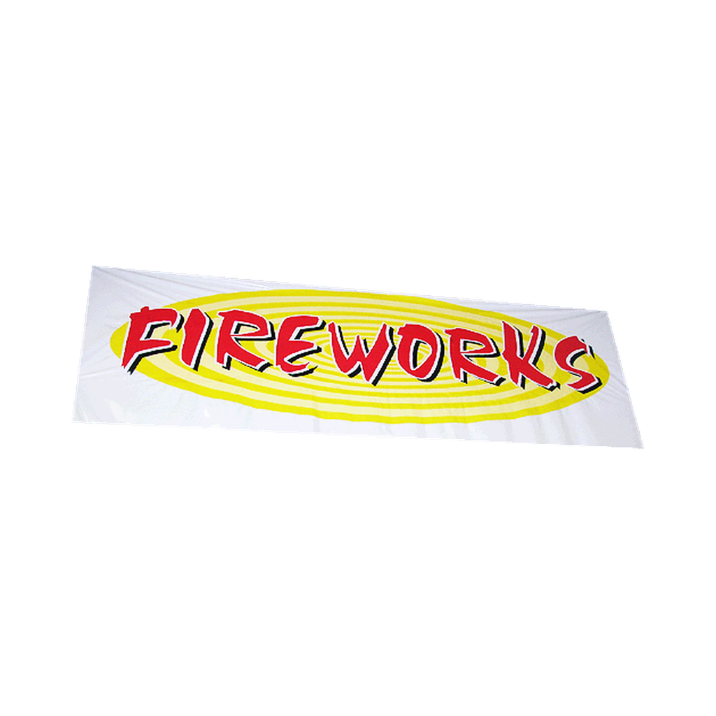 [420-1417] 2'X5' "FIREWORKS" Banner
