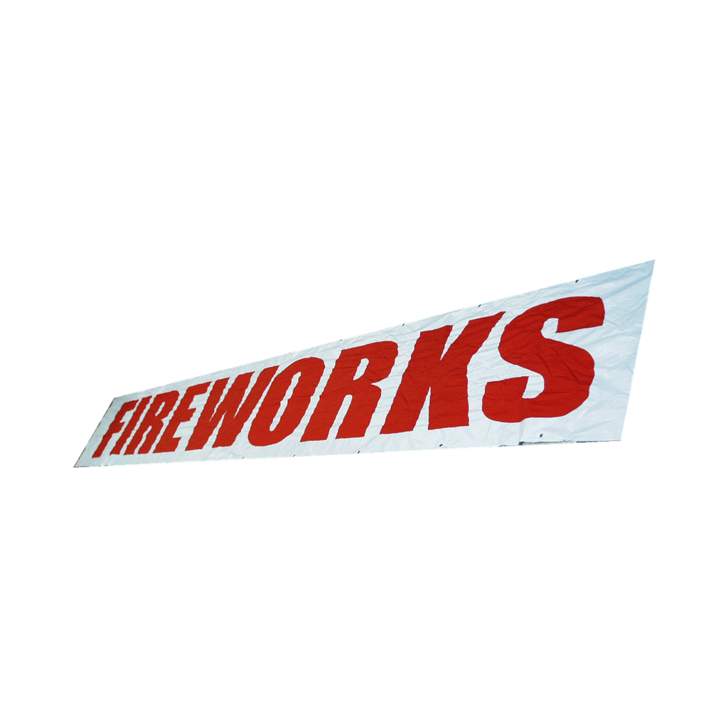 3'X20' "FIREWORKS" Banner, Vinyl