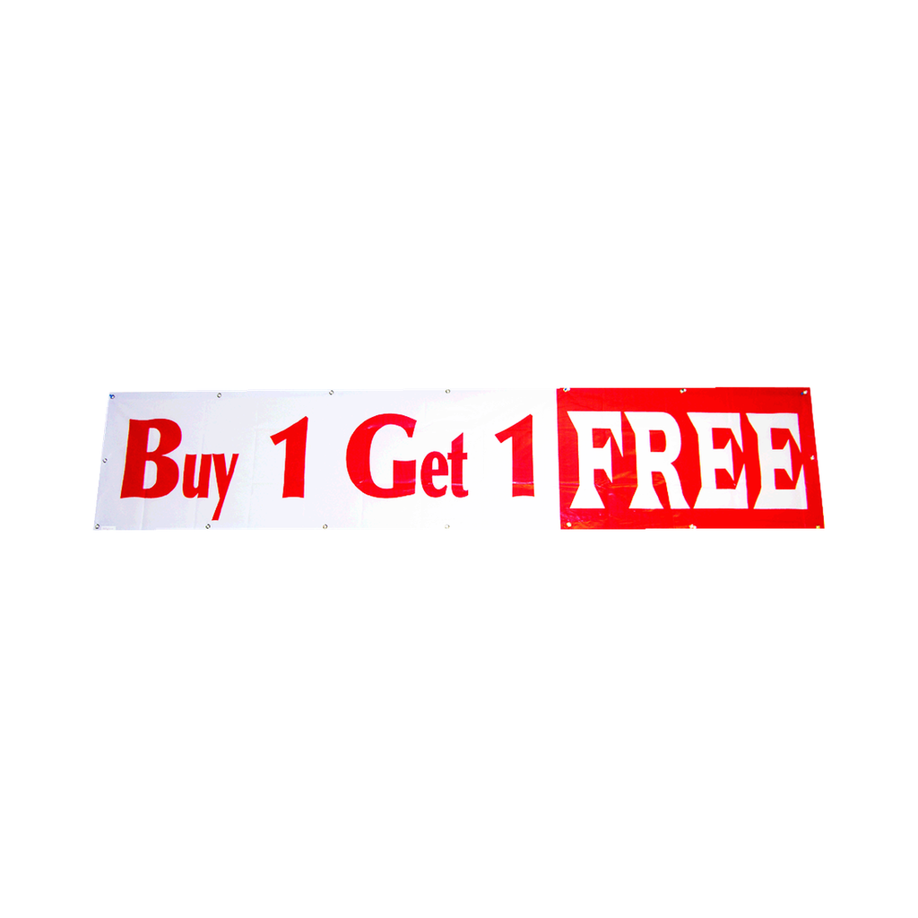 [420-1432] 2'X10' "Buy 1, Get 1 Free" Banner