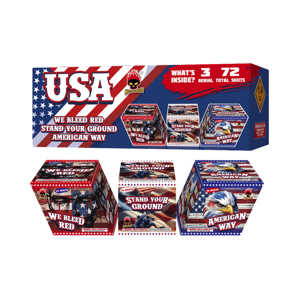 [223-2276] USA Compound Cake Set, 72 Shots