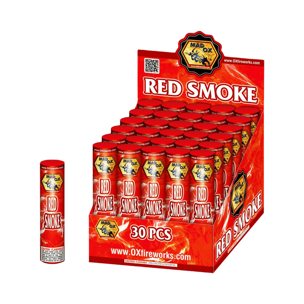 [150-1249] Mega Smoke Tube, Red