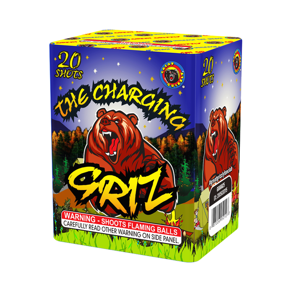 Charging Griz, 20 Shots