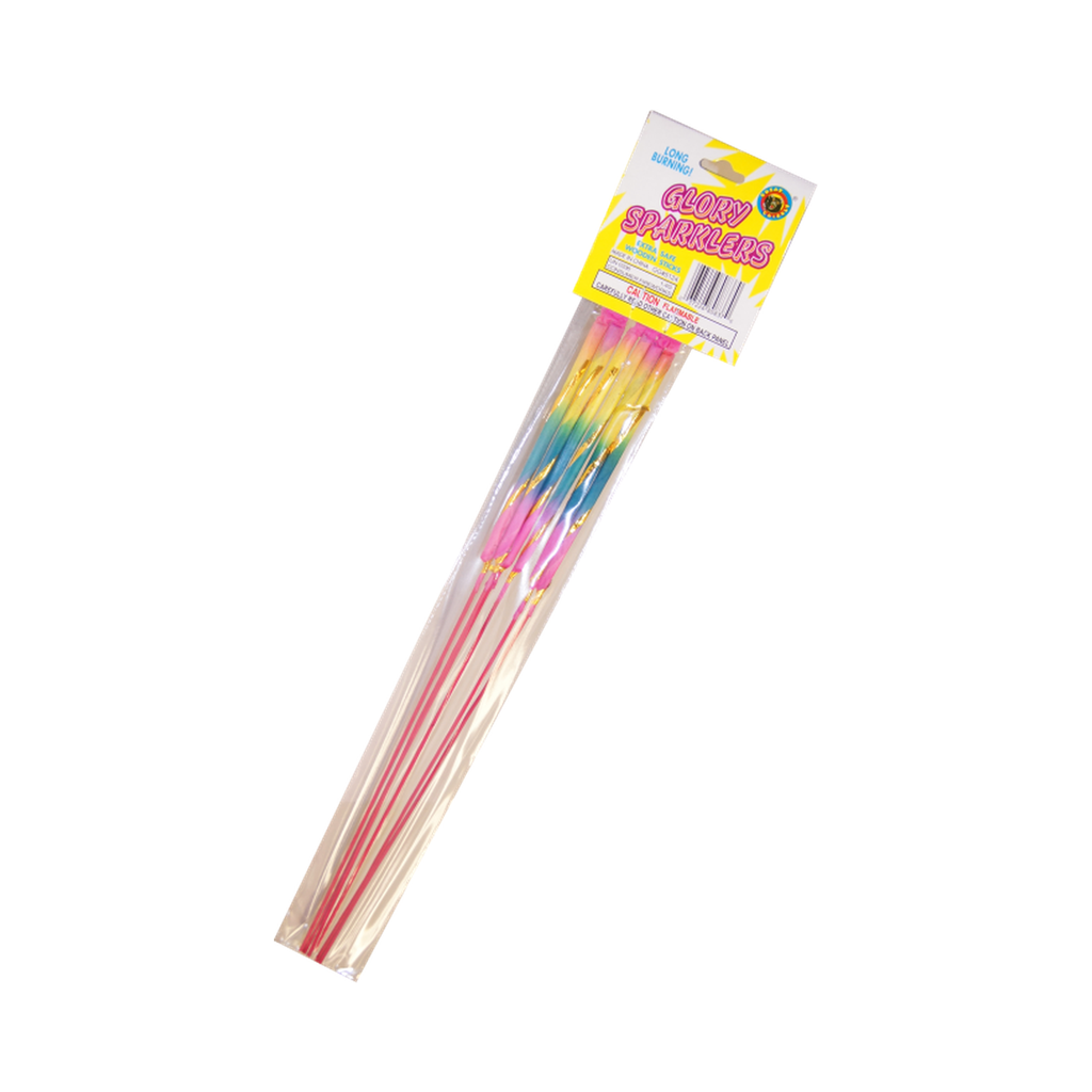 14" Glory Sparklers, 6 Piece Bag, 144/6