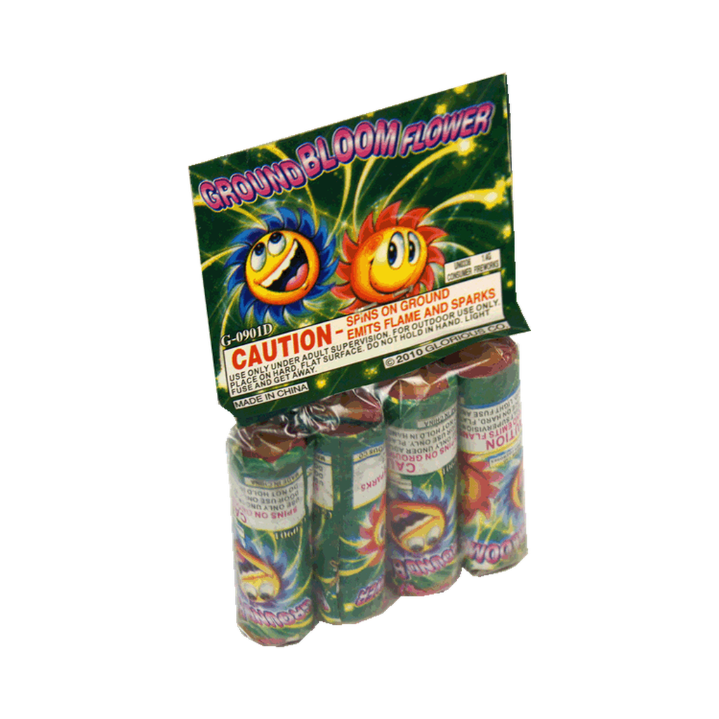 Ground Bloom Flowers, 4 Pack