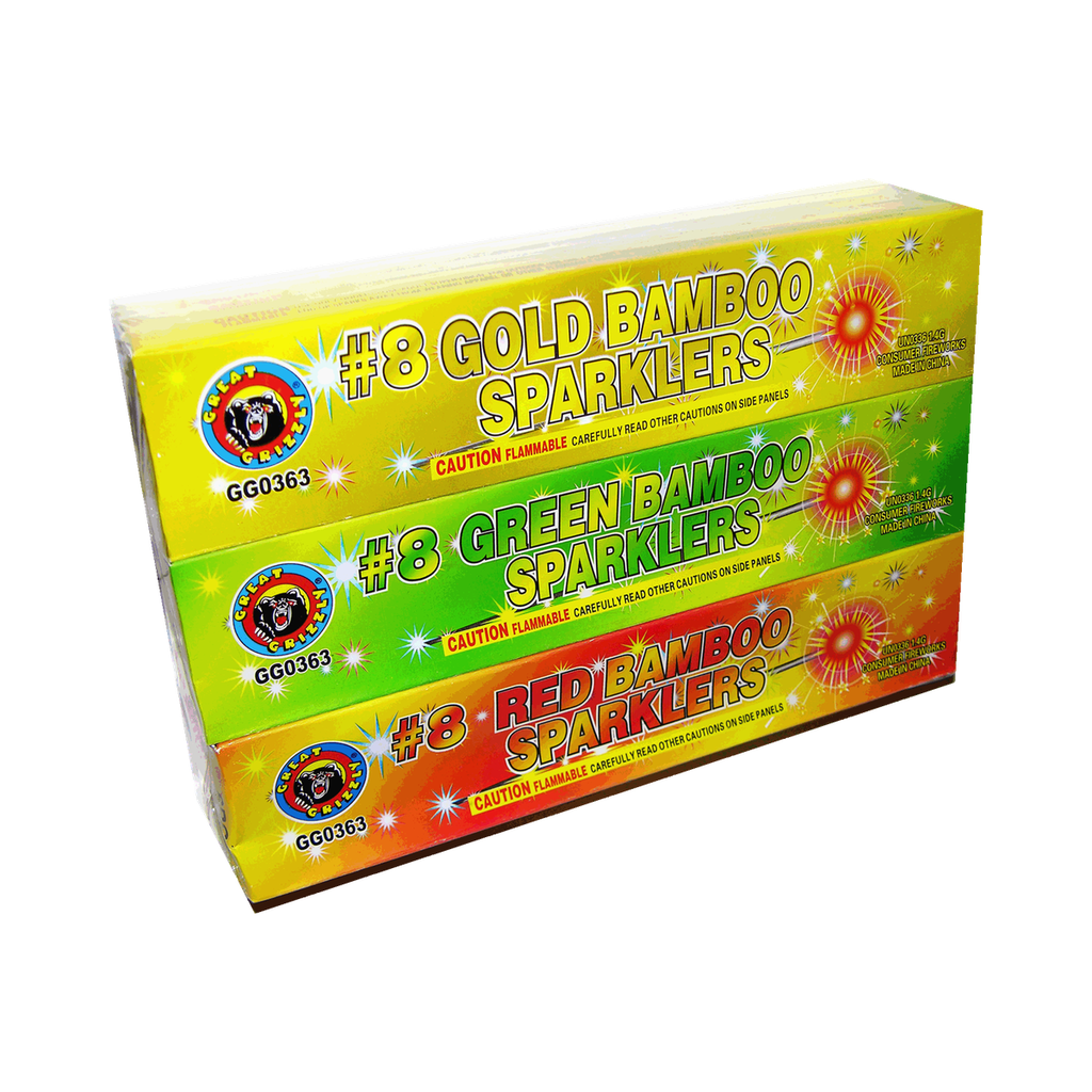 [170-1015] #8 Bamboo Color Sparkler, 24/12/6