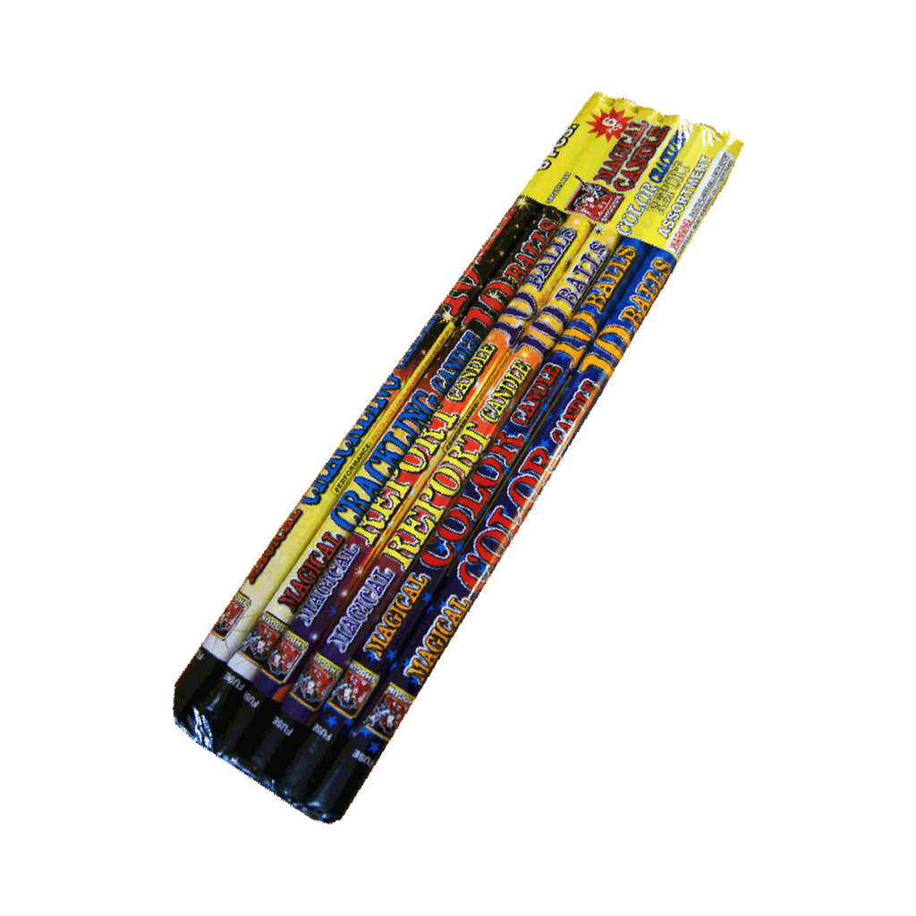 [250-0477] 10 Ball Roman Candle Assortment