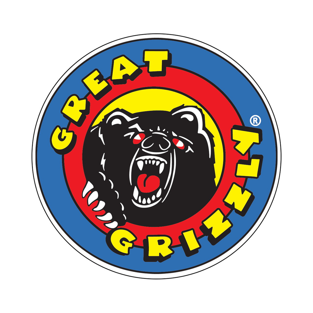 [420-2033] 3.5" Sticker, Great Grizzly