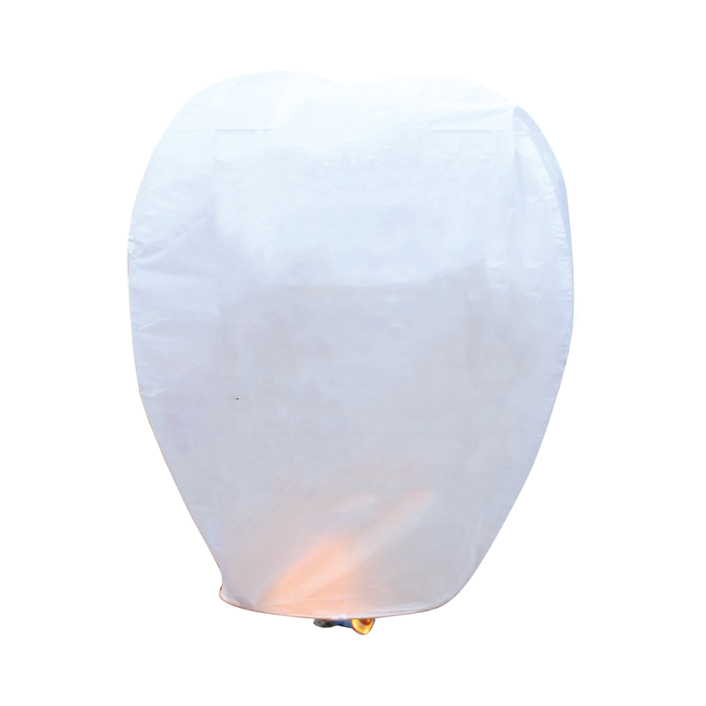 [320-1738] Sky Lantern, White