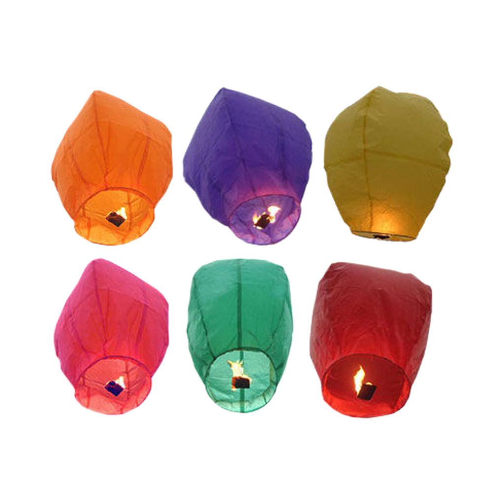 [320-1739] Sky Lantern, Assorted Color