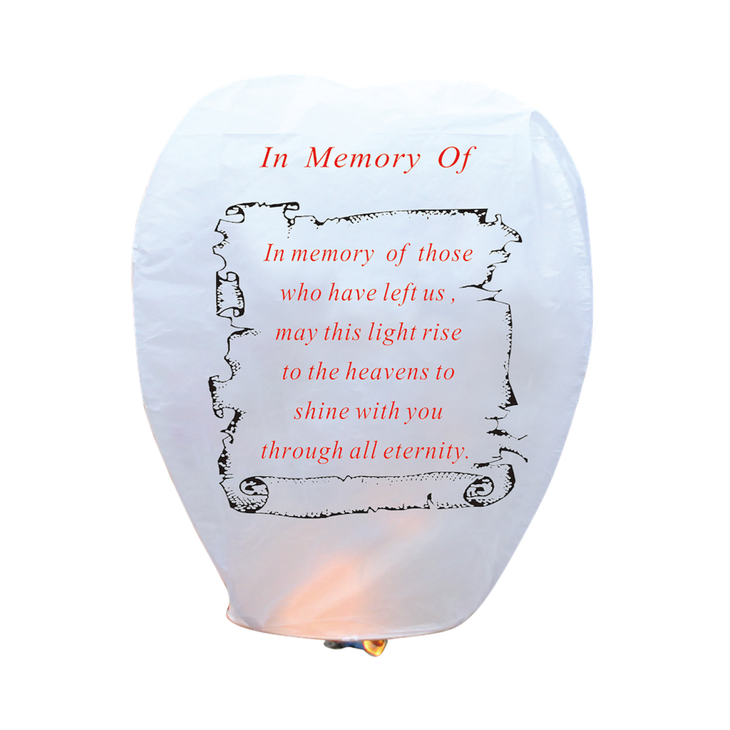 [320-1838] Sky Lantern, In Memory Of
