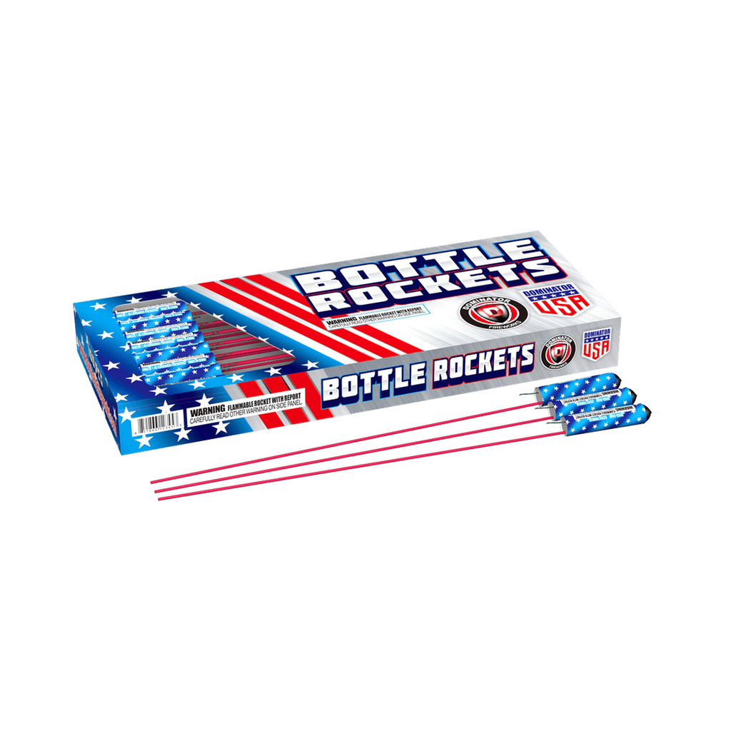 [241-0225] Bottle Rocket with Report, 100 Pack