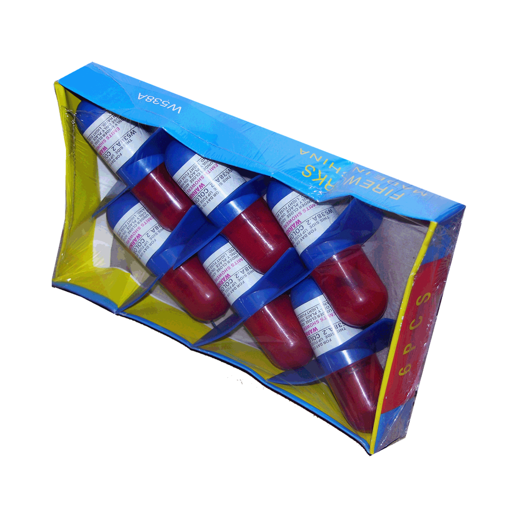 [280-0424] 2 Color Space Ship, 6 Packs