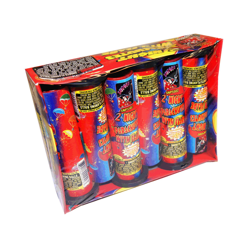 [230-1492] 2 Night Parachutes with Flare
