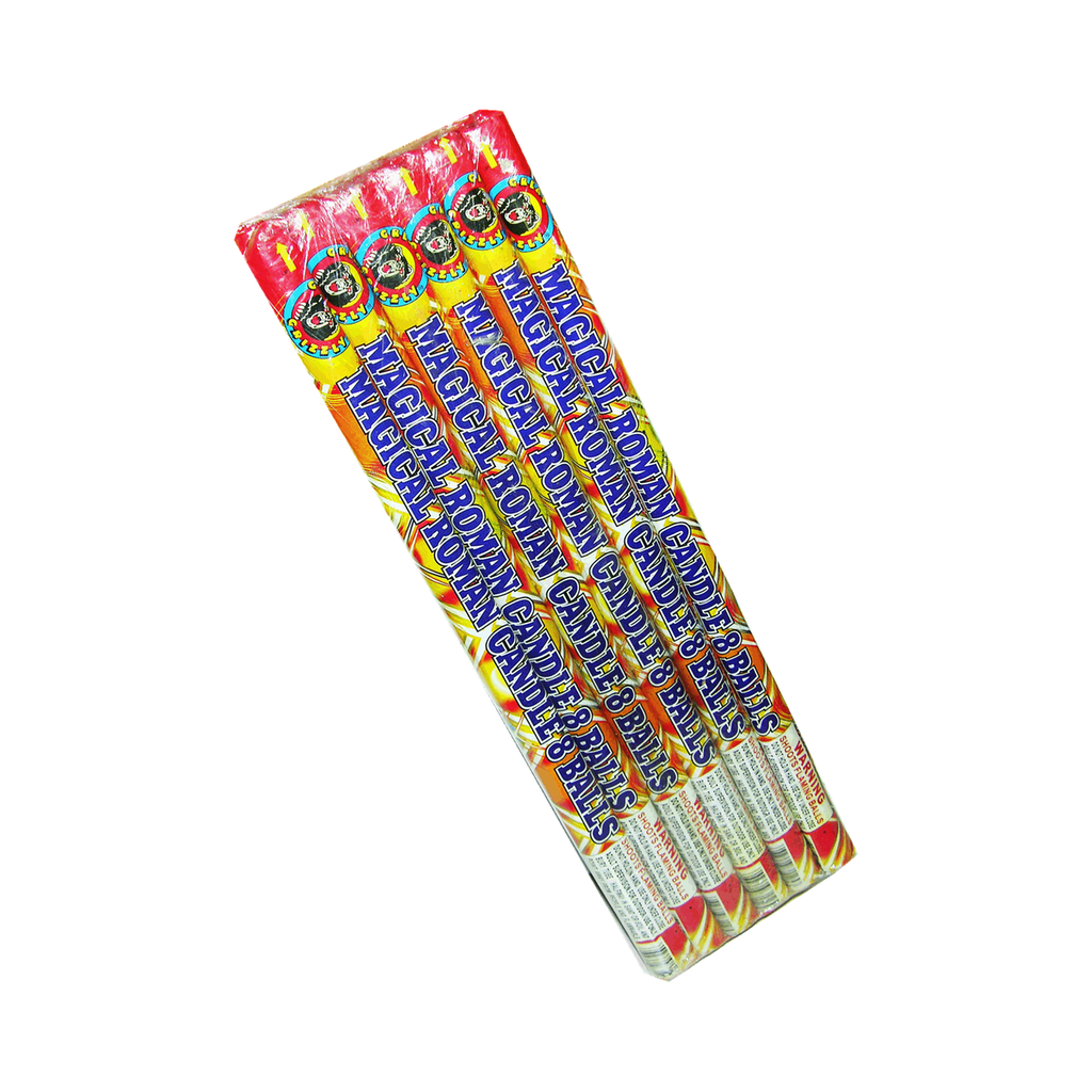 [250-0464] Magical Roman Candle, 8 Shots