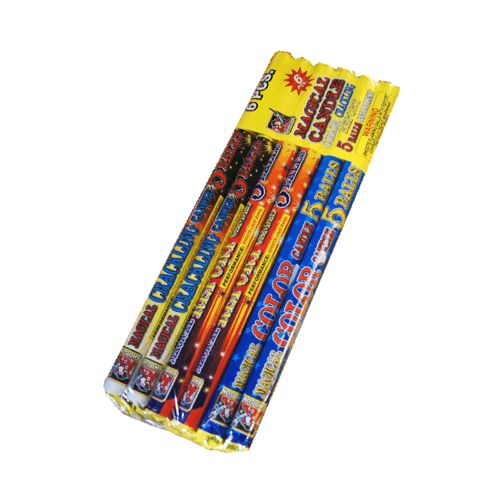 [250-0475] 5 Ball Roman Candle Assortment