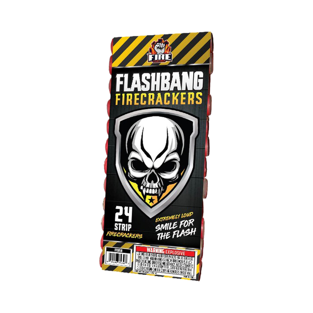 [290-1324] Flashbang Tube Firecrackers, 24 Strip